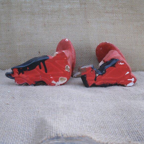 Vintage Chinese Boy & Girl Chalkware Figurines - Picture 9 of 16